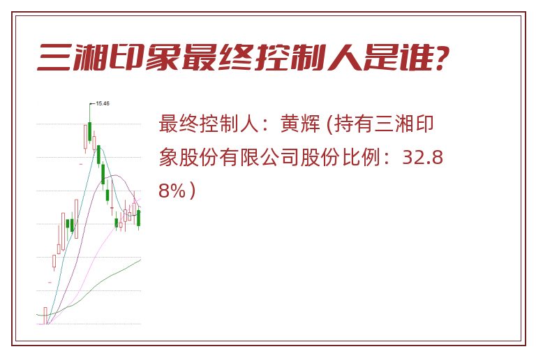 三湘印象最终控制人是谁？