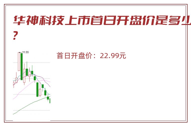 华神科技上市首日开盘价是多少？