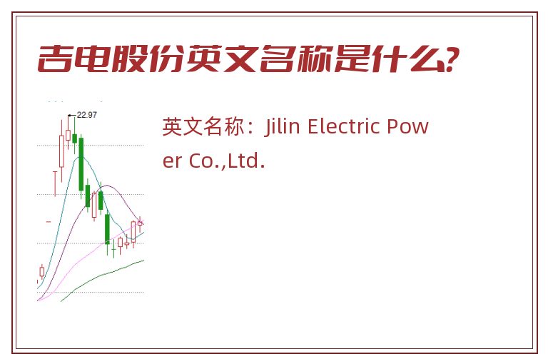 吉电股份英文名称是什么？