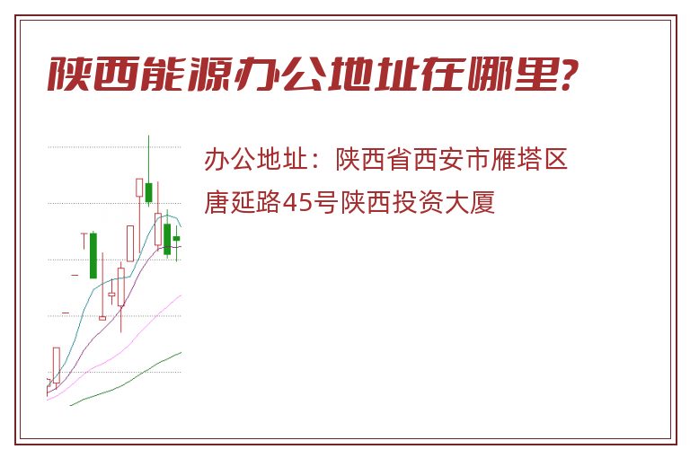 陕西能源办公地址在哪里？