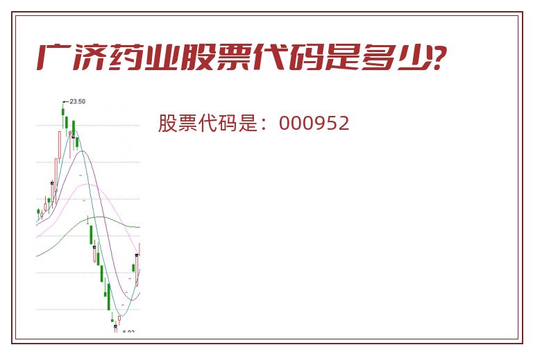 广济药业股票代码是多少？