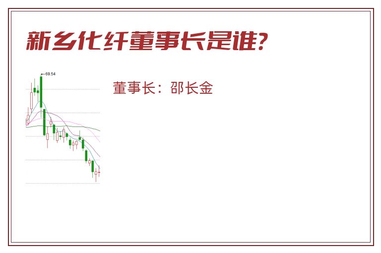 新乡化纤董事长是谁？