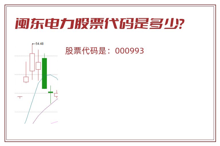 闽东电力股票代码是多少？