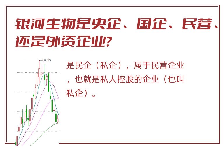 银河生物是央企、国企、民营、还是外资企业？