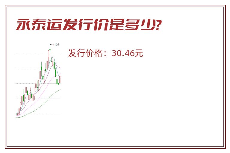 永泰运发行价是多少？