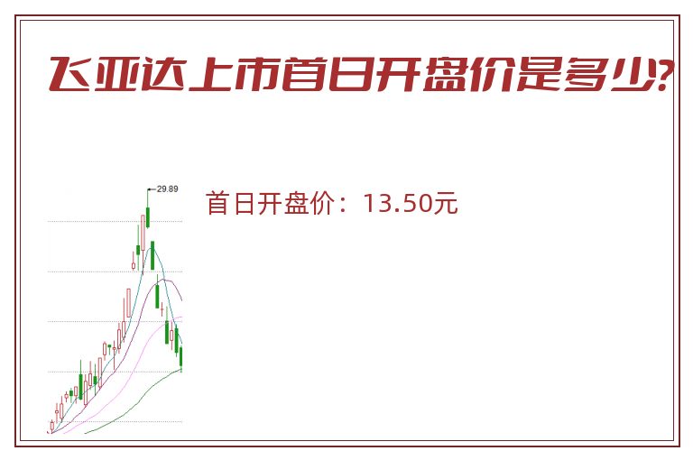 飞亚达上市首日开盘价是多少？