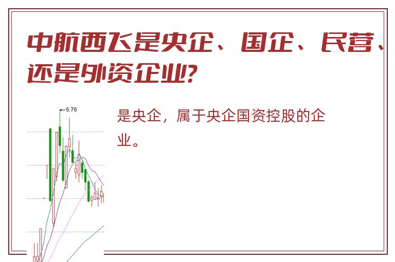 中航西飞是央企、国企、民营、还是外资企业？