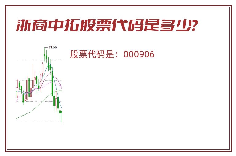 浙商中拓股票代码是多少？