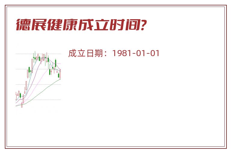 德展健康成立时间？