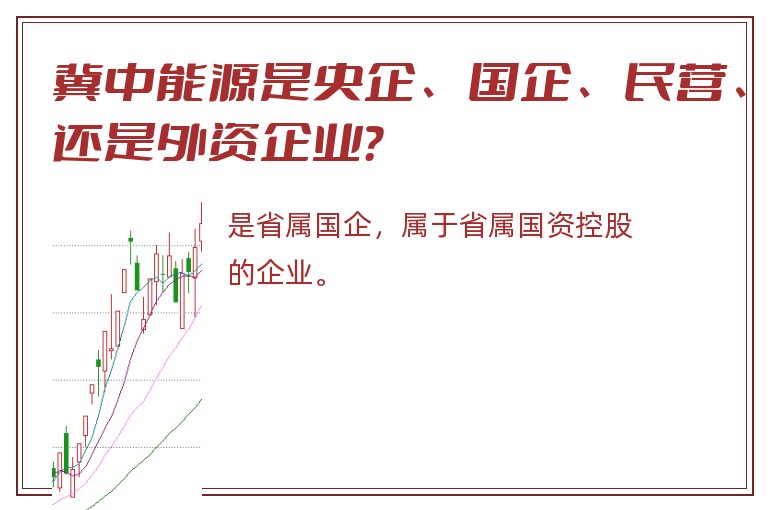 冀中能源是央企、国企、民营、还是外资企业？