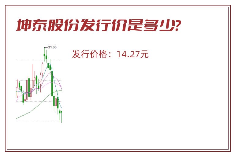 坤泰股份发行价是多少？