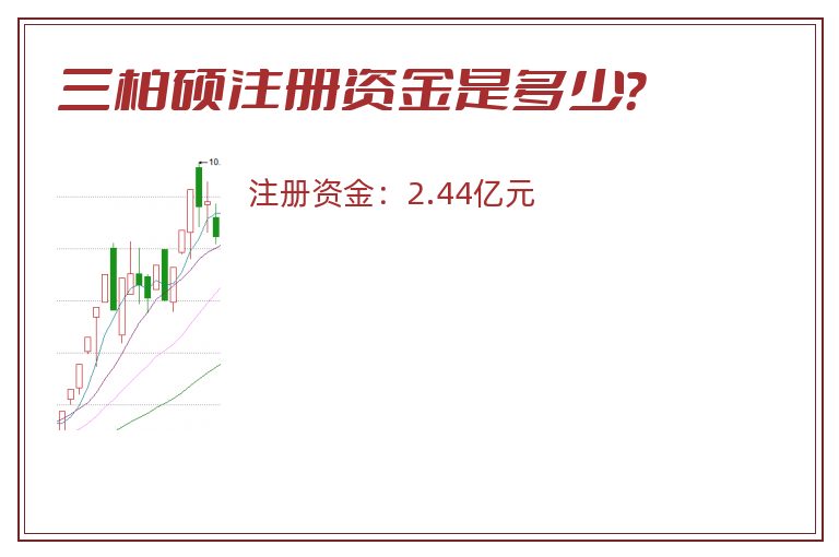 三柏硕注册资金是多少？