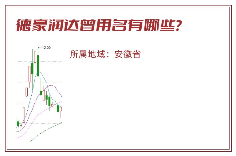 德豪润达曾用名有哪些？