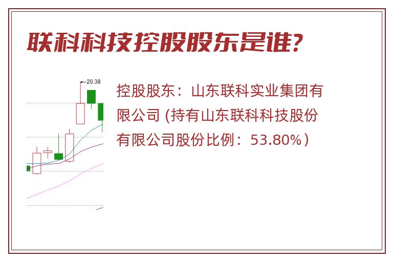 联科科技控股股东是谁？