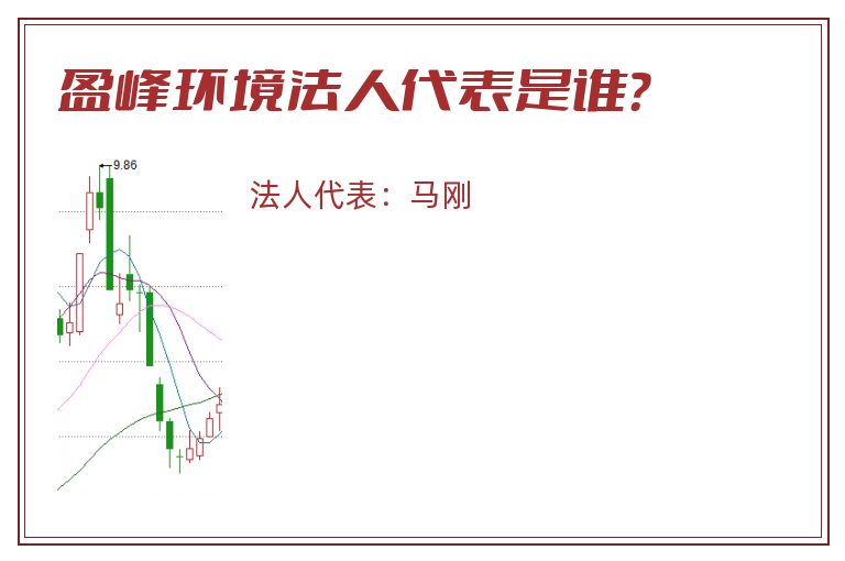 盈峰环境法人代表是谁？