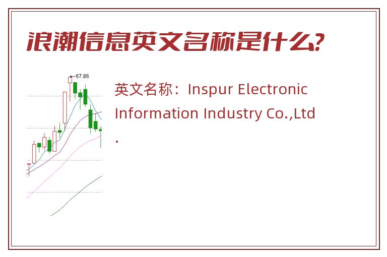 浪潮信息英文名称是什么？