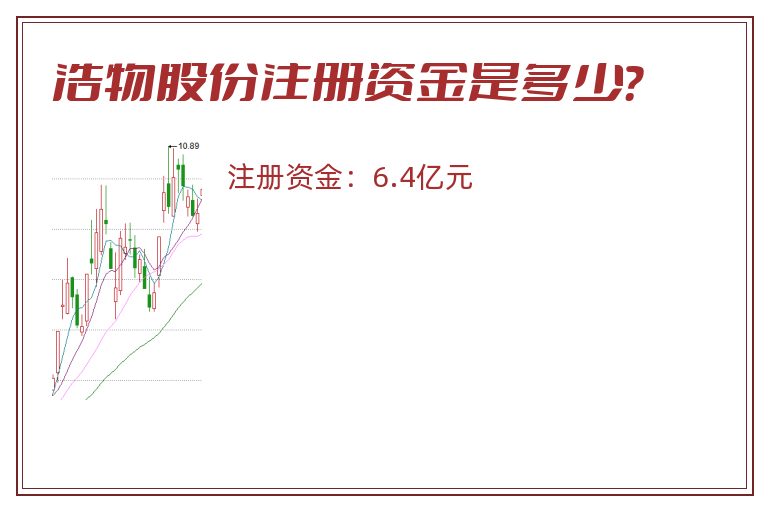 浩物股份注册资金是多少？