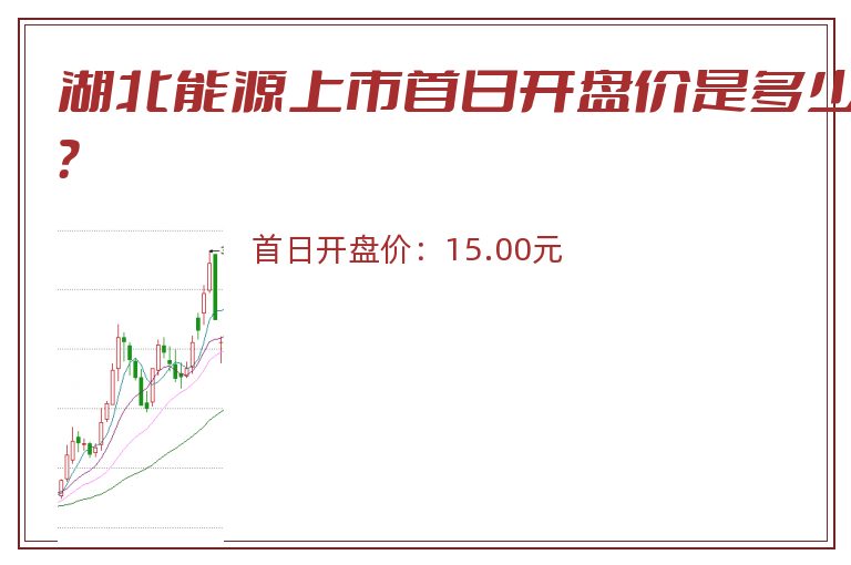 湖北能源上市首日开盘价是多少？