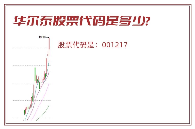 华尔泰股票代码是多少？