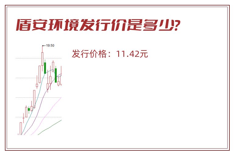 盾安环境发行价是多少？