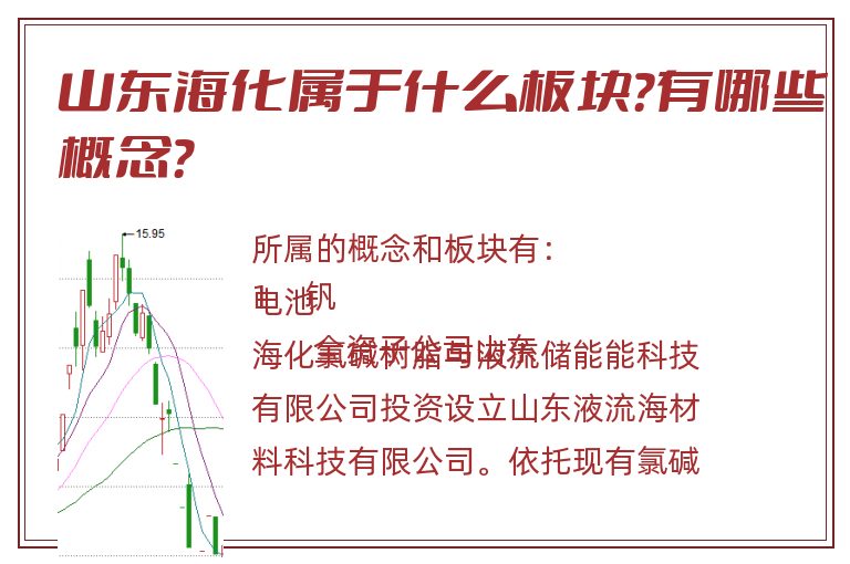 山东海化属于什么板块？有哪些概念？