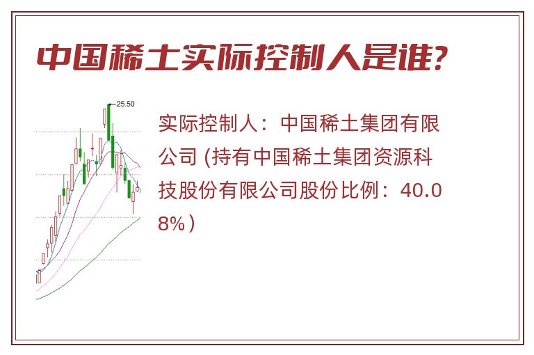 中国稀土实际控制人是谁？