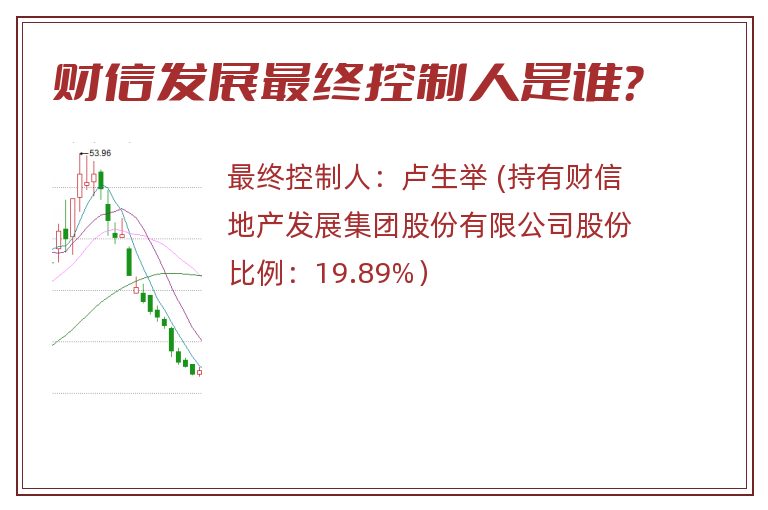 财信发展最终控制人是谁？