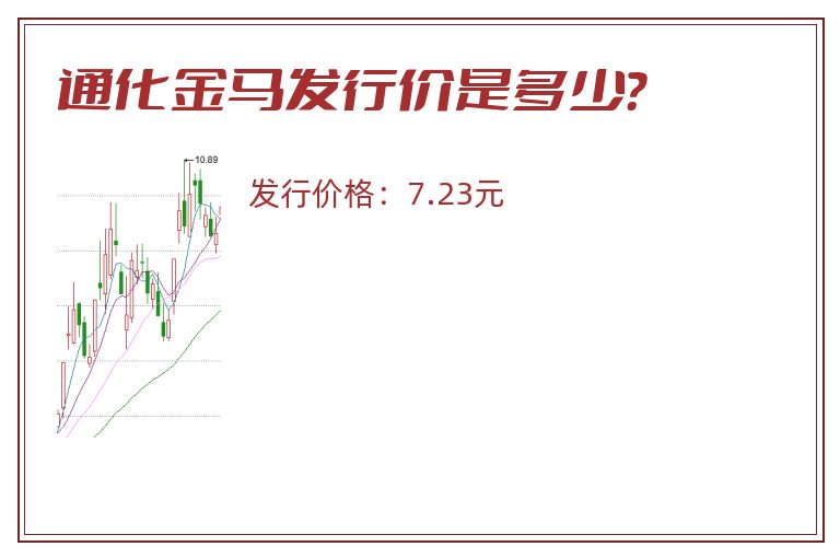 通化金马发行价是多少？