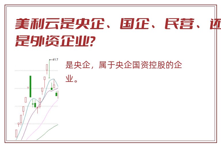 美利云是央企、国企、民营、还是外资企业？