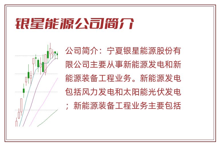 银星能源公司简介