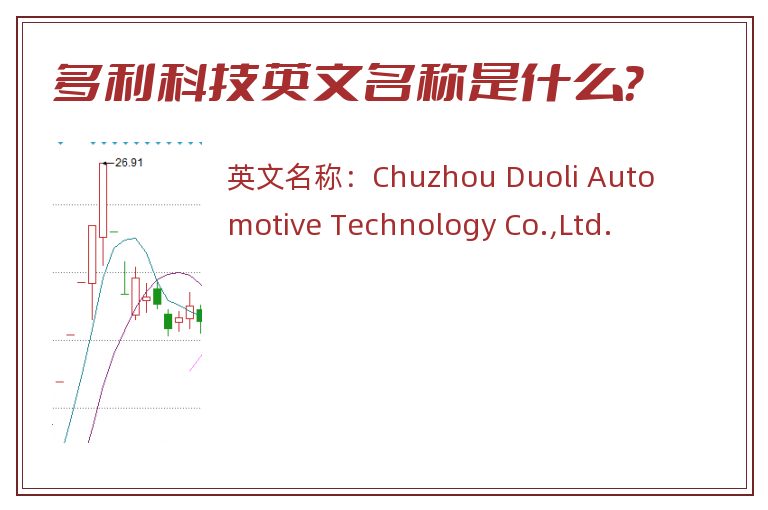 多利科技英文名称是什么？