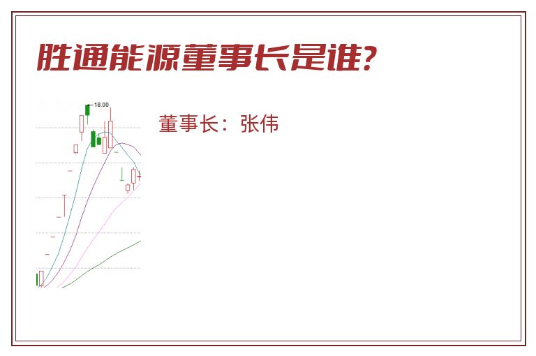 胜通能源董事长是谁？