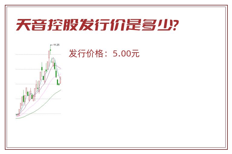 天音控股发行价是多少？