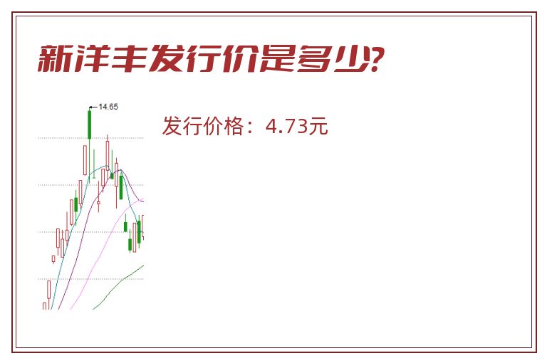 新洋丰发行价是多少？