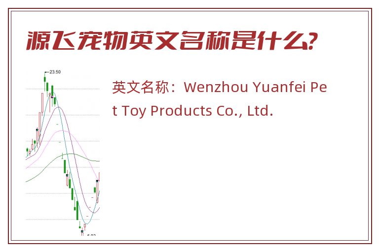 源飞宠物英文名称是什么？