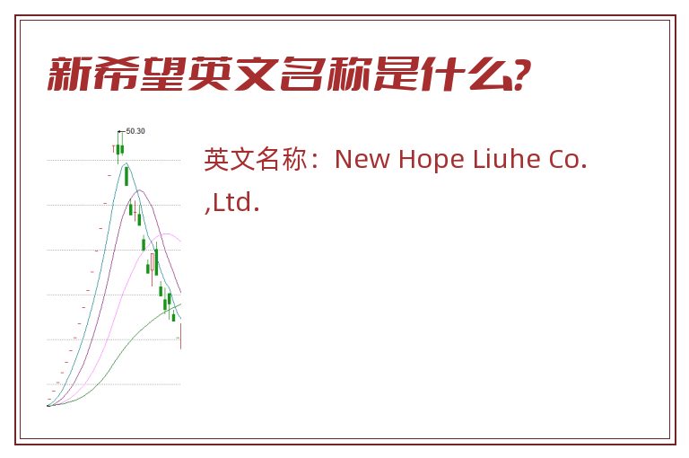 新希望英文名称是什么？