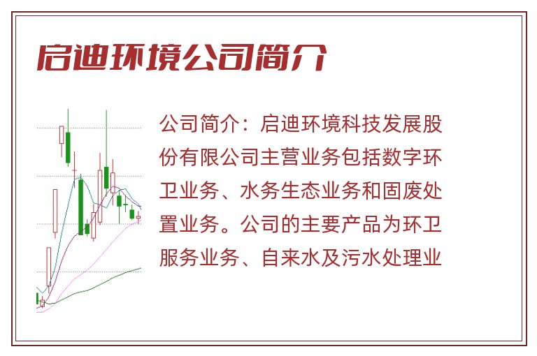 启迪环境公司简介