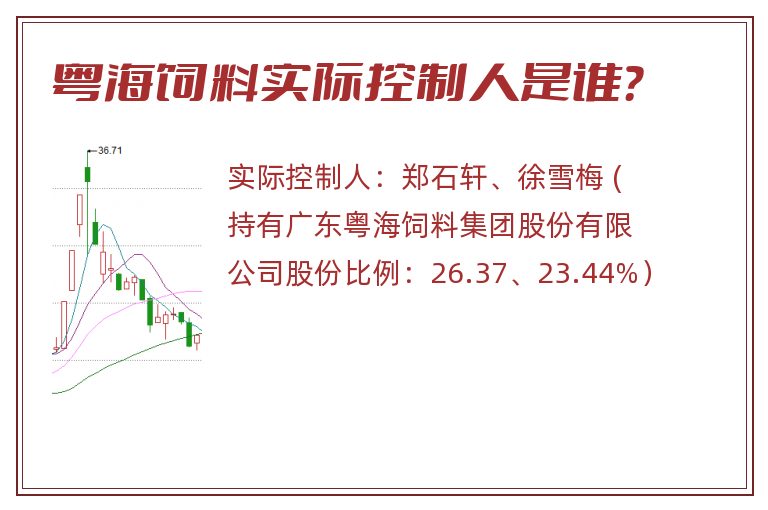 粤海饲料实际控制人是谁？