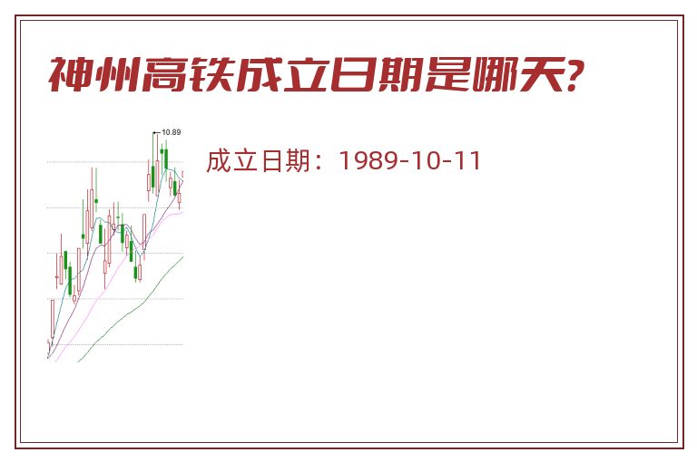 神州高铁成立日期是哪天？