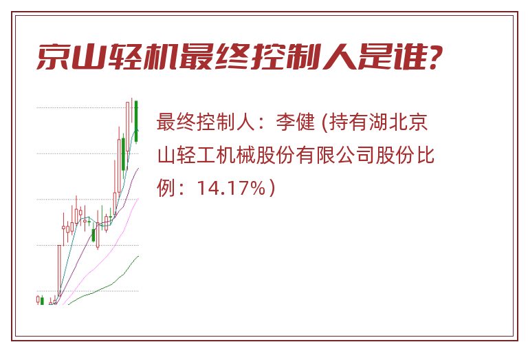 京山轻机最终控制人是谁？