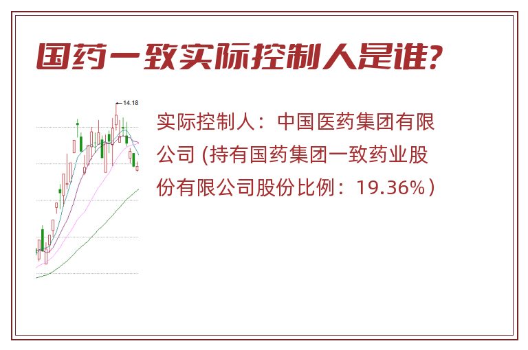 国药一致实际控制人是谁？