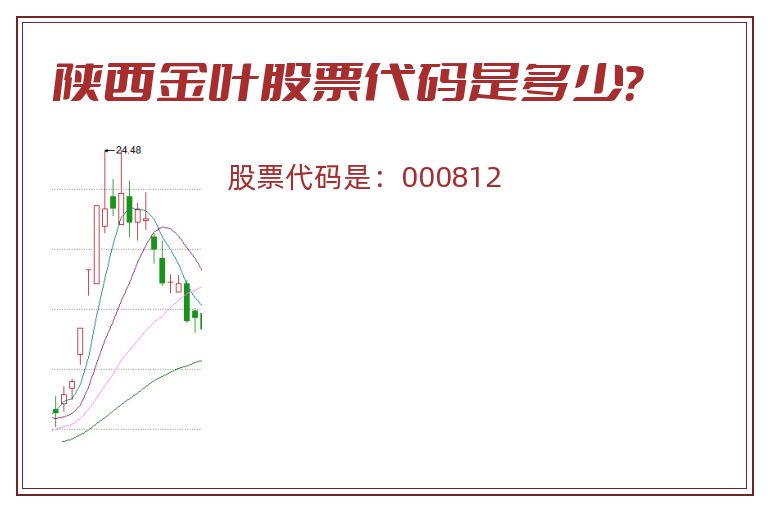 陕西金叶股票代码是多少？