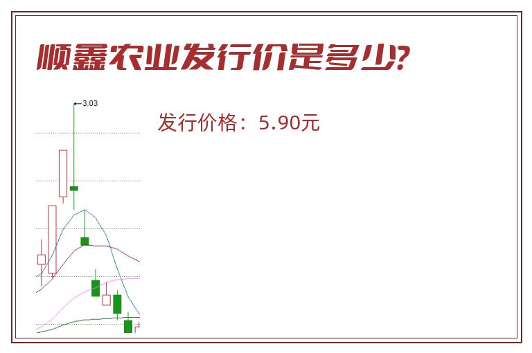 顺鑫农业发行价是多少？