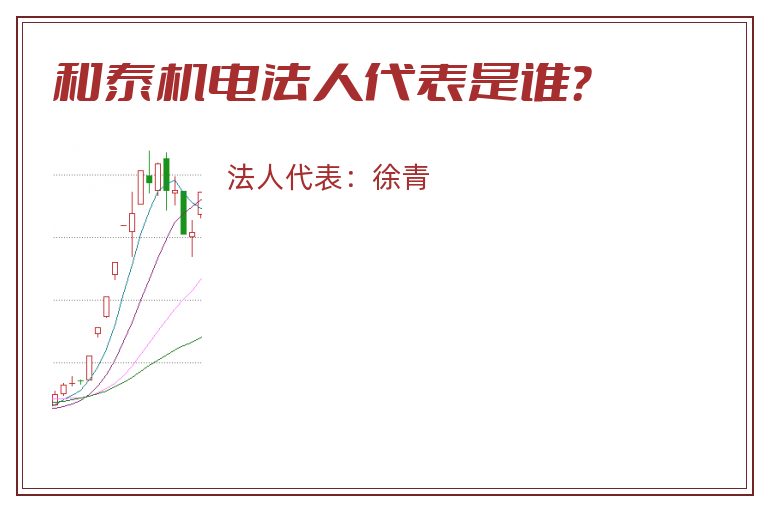 和泰机电法人代表是谁？