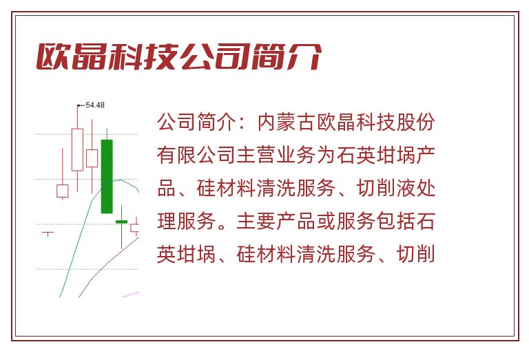 欧晶科技公司简介