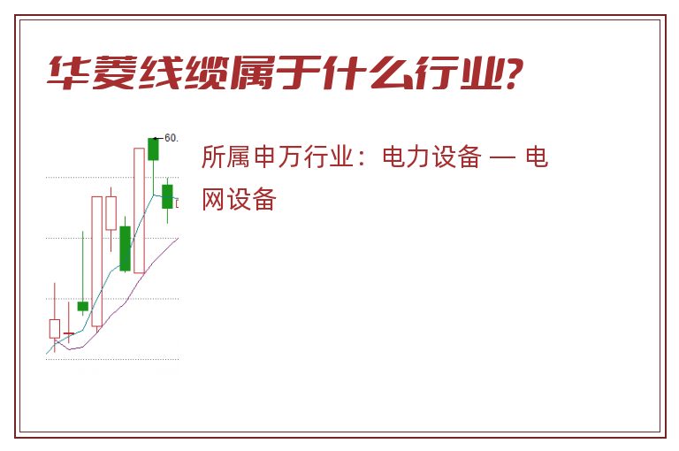 华菱线缆属于什么行业？