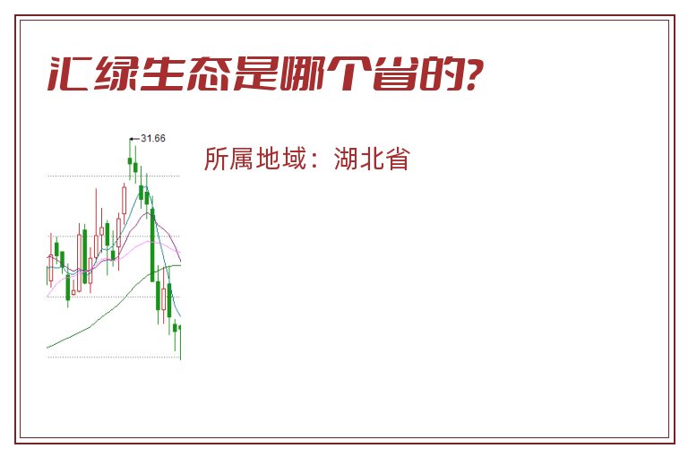 汇绿生态是哪个省的？