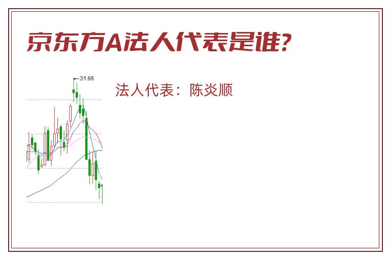 京东方A法人代表是谁？