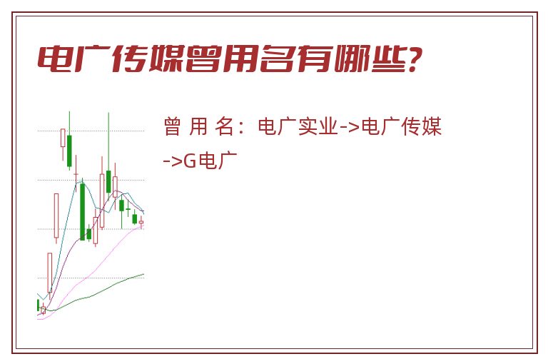 电广传媒曾用名有哪些？