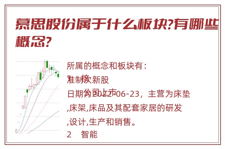 慕思股份属于什么板块？有哪些概念？